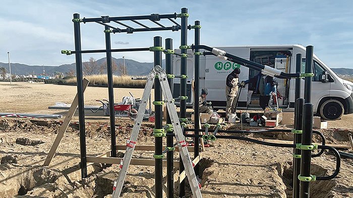 Instal·len noves zones per entrenar a l’aire lliure
