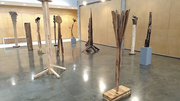 Narcís Costa transforma el vestíbul del Teatre de Roses