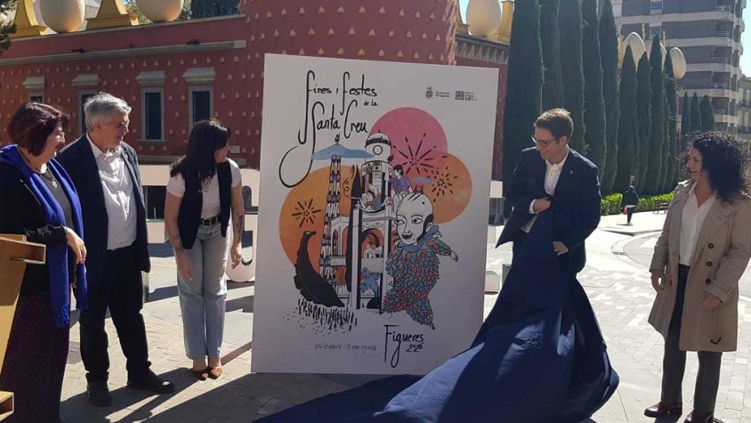 El cartell ha estat dissenyat per la figuerenca Claudia Cobos