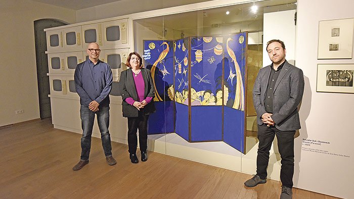 El paravent de Dalí s’exhibeix a la Casa Natal