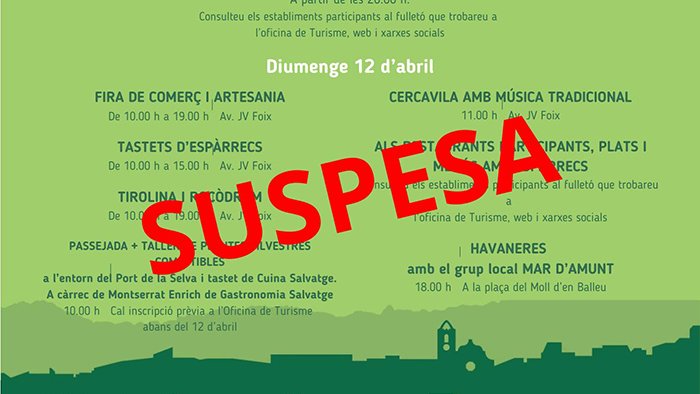 cartell fira suspesa