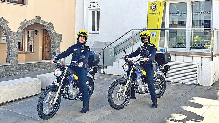 La Guàrdia Municipal del Port de la Selva estrena motos