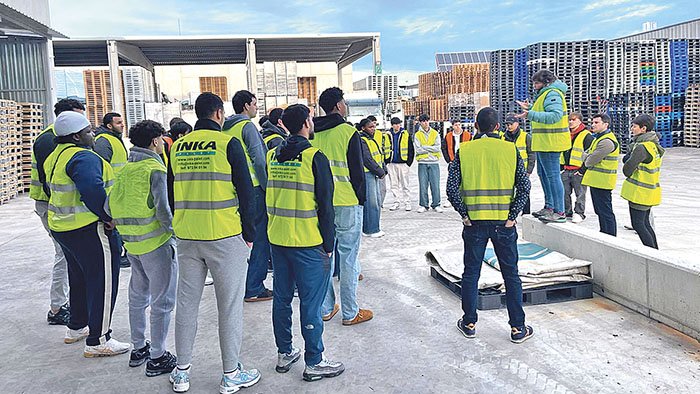 Alumnat de Transport i Logística de l’Institut Cendrassos, ocupació al 100%