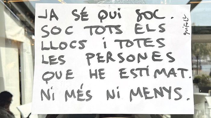 La poesia de Josep Grifoll s’apodera de Cadaqués