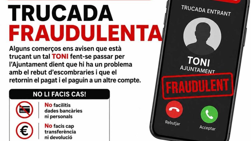 Figueres posa en alerta els comerciants per una estafa telefònica