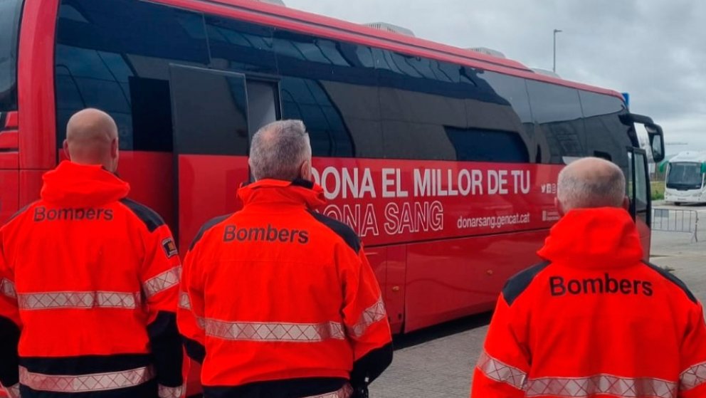 Roses lidera la donació de plasma en la campanya de donacions dels Bombers