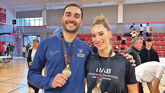 Medalles de casa a l’estatal universitari