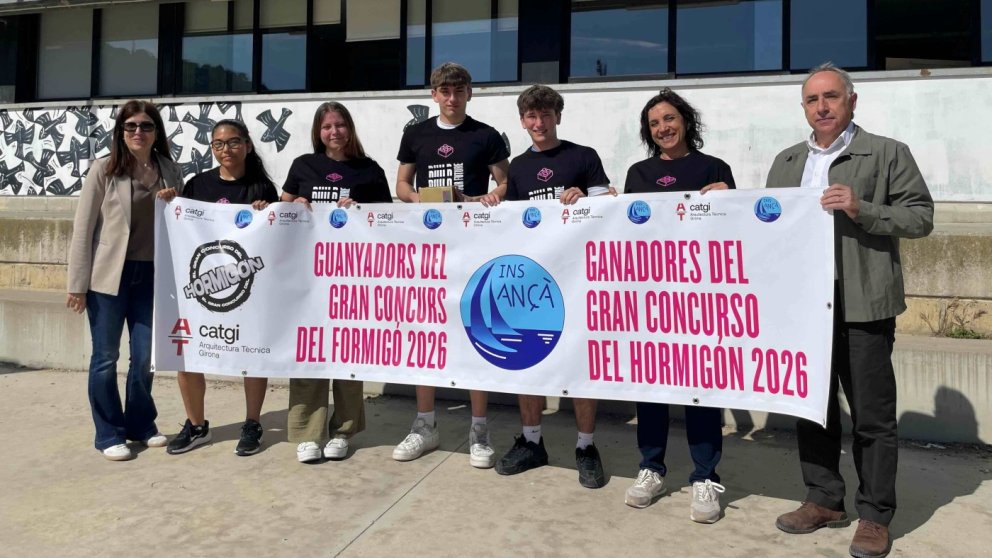 Alumnes de l’Institut de Llançà guanyen el Gran Concurs del Formigó