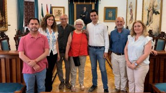Alcalá la Real rep la visita de la presidenta del Foment de la Sardana Pep Ventura