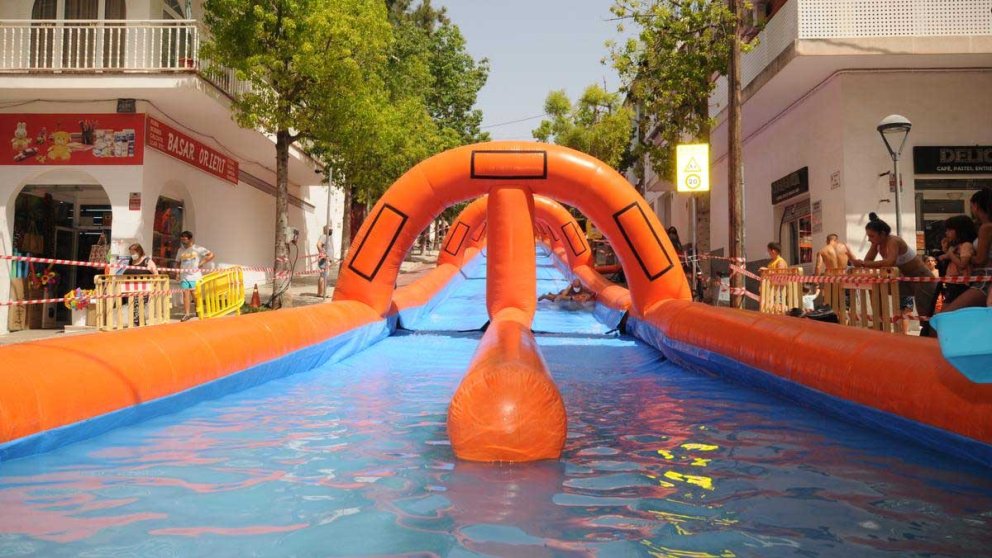 El tobogan aquàtic, gran novetat del Sant Pere 2026