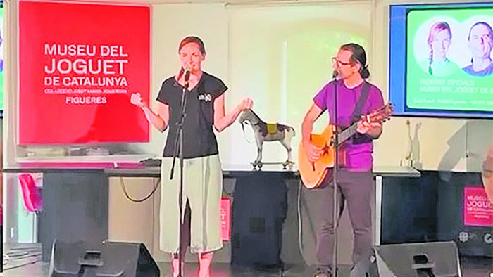 Helena Bagué I Siddartha Vargas nous padrins del Museu del Joguet